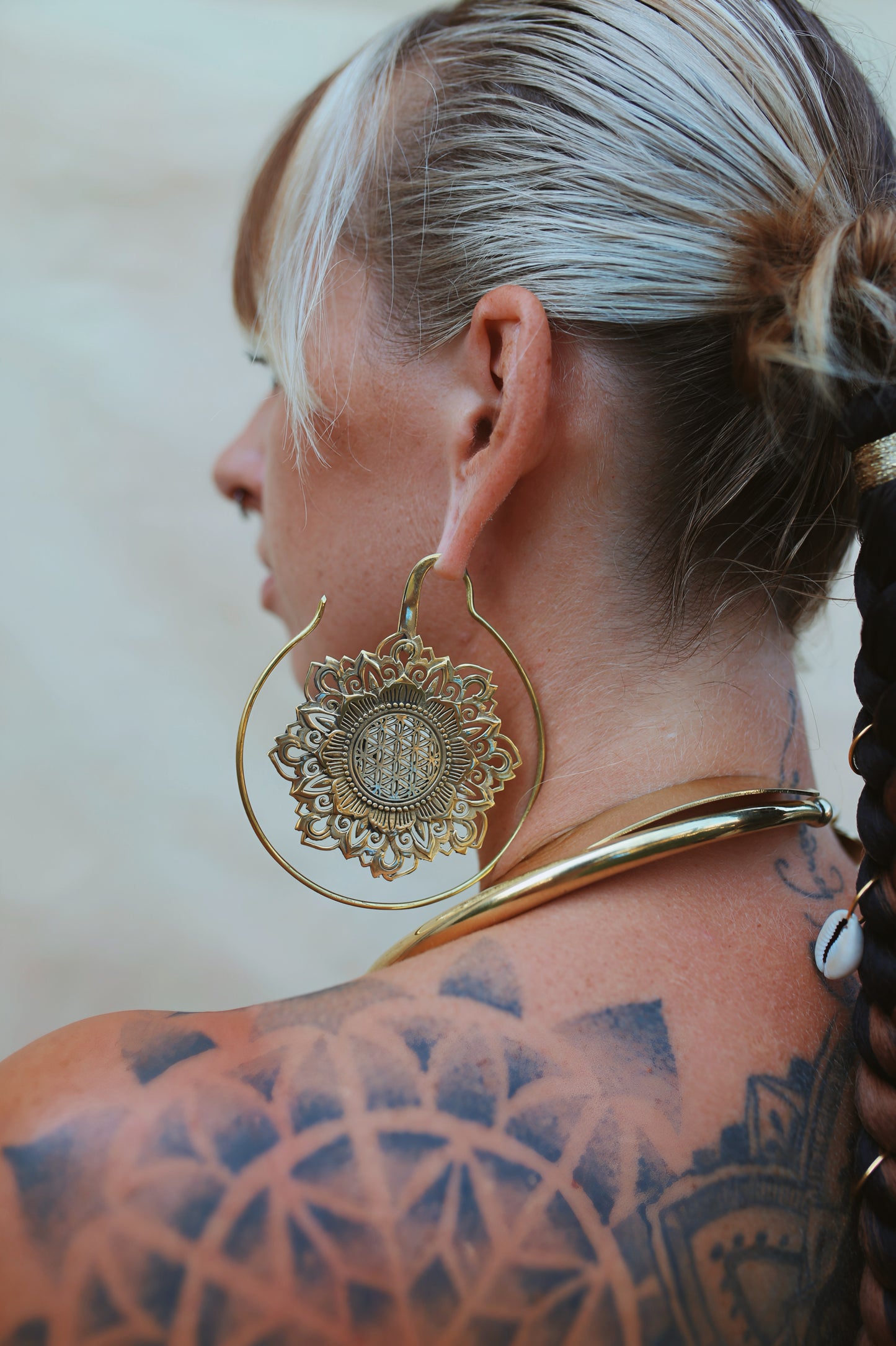 Poids d'oreille en laiton