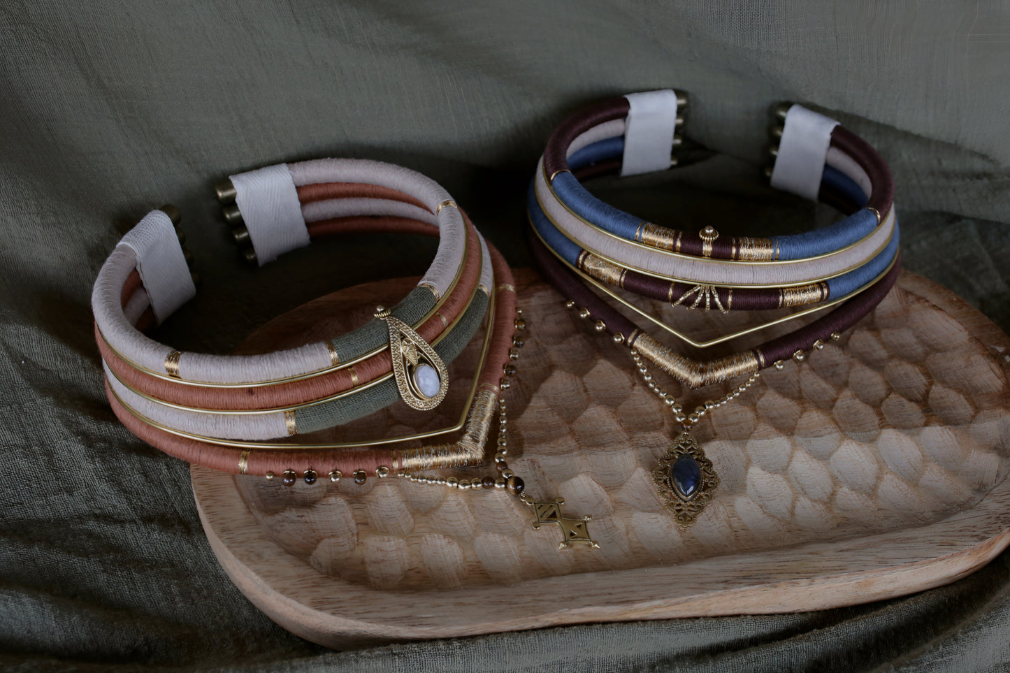 Collier à quatre rangs