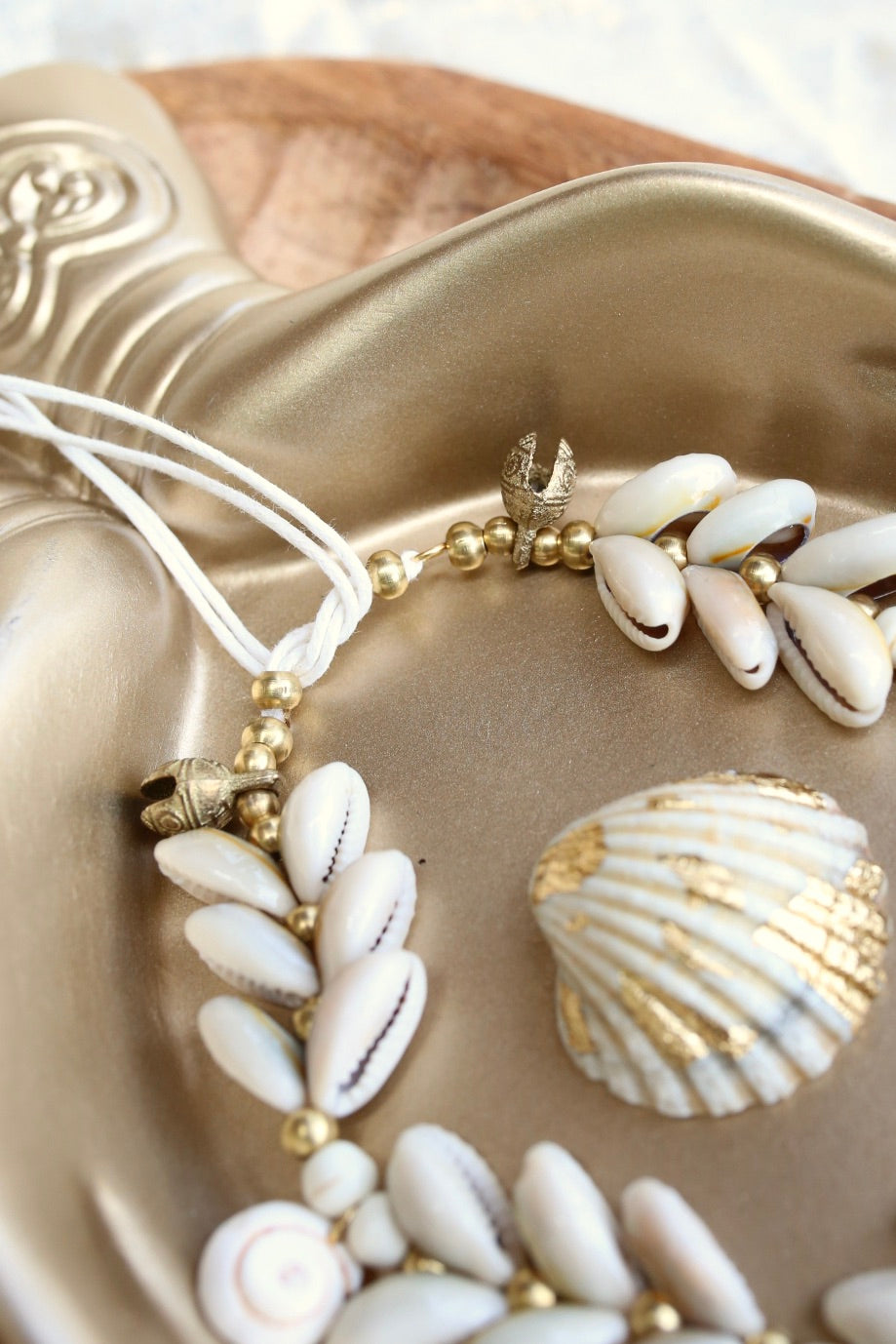 Bracelet de cheville « Spirale Océane »