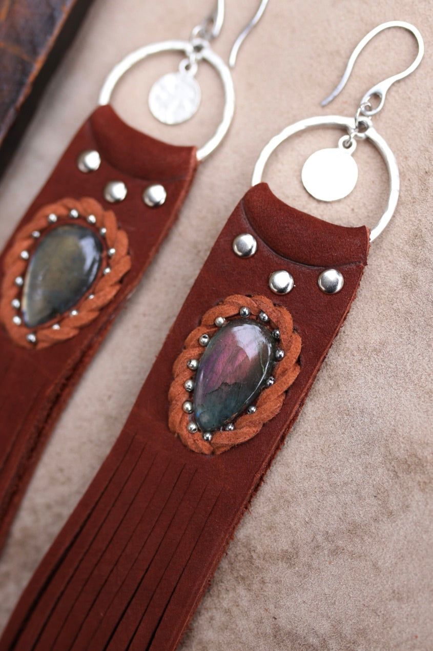 Boucles Nomade Labradorite