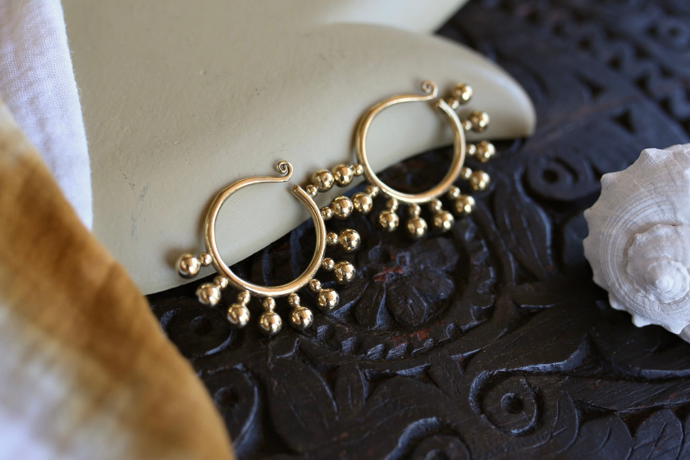 Poids d'oreille en laiton