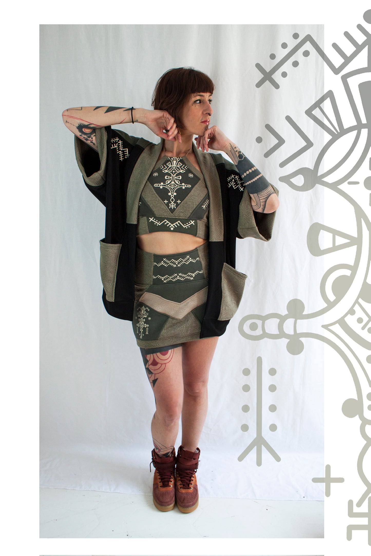 Double torc berbère