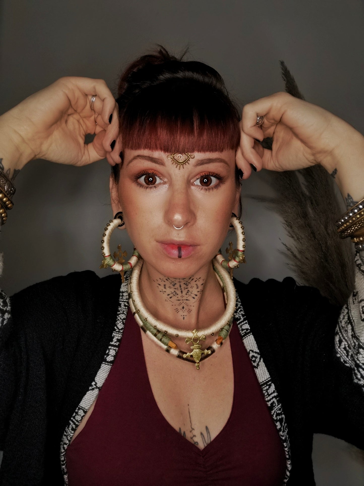 Collier multi rangs berbère