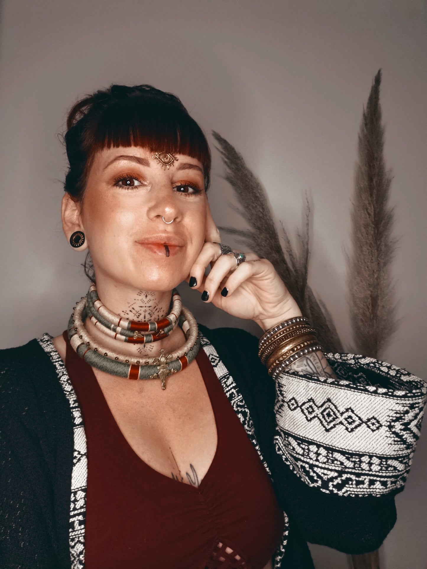 Collier femme girafe berbère