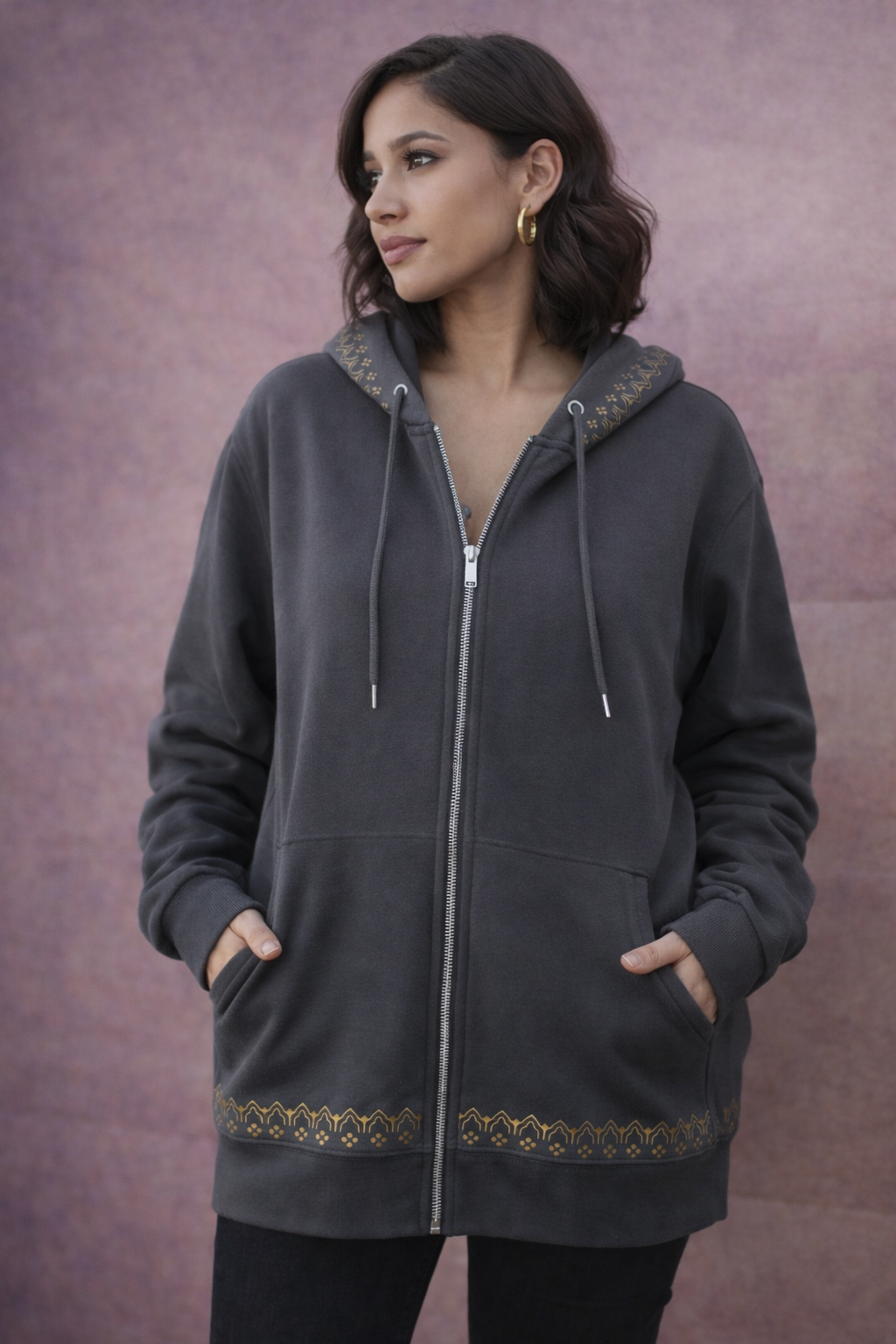 Veste sweat Mehdi wild