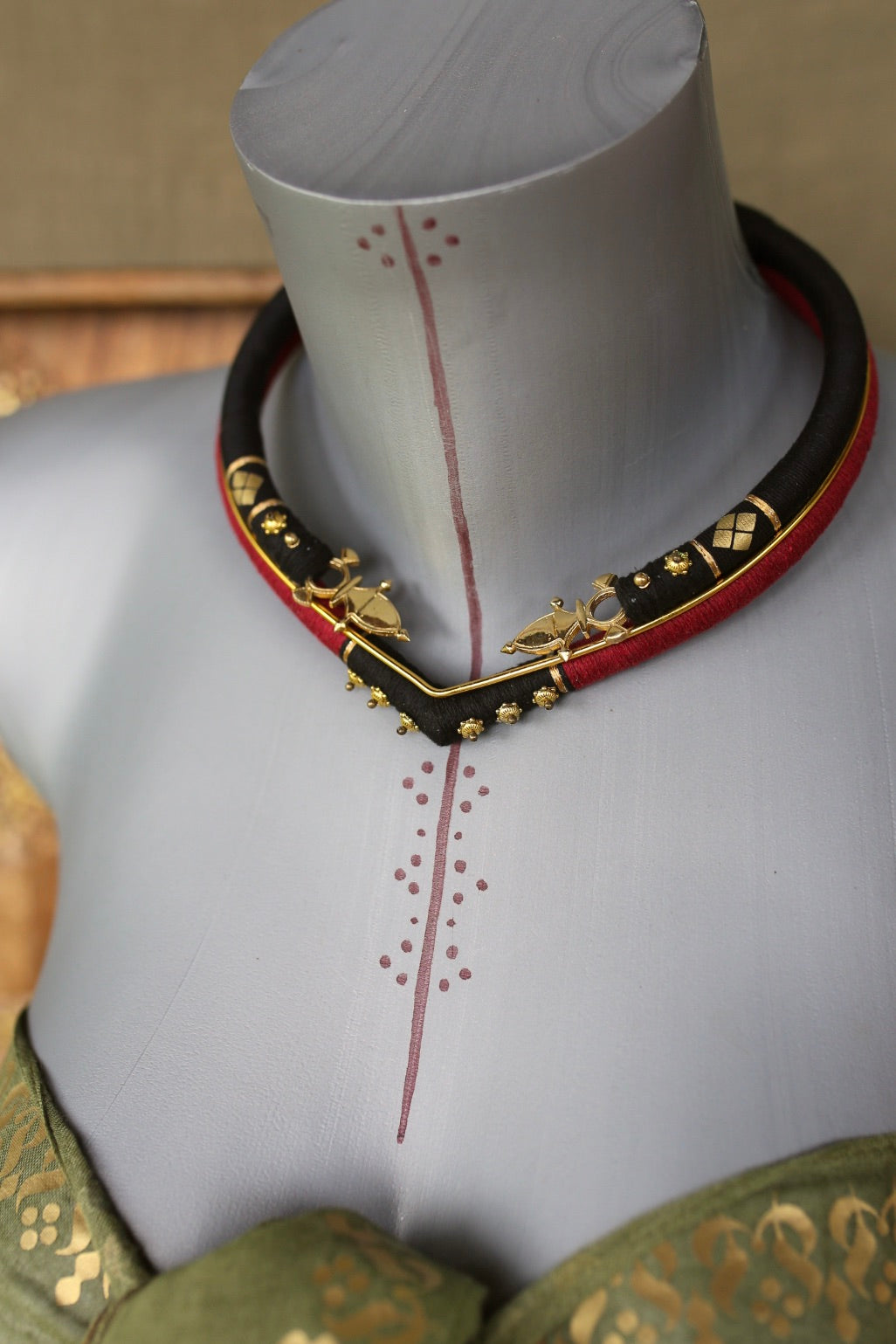 Collier Torque 2 rangs