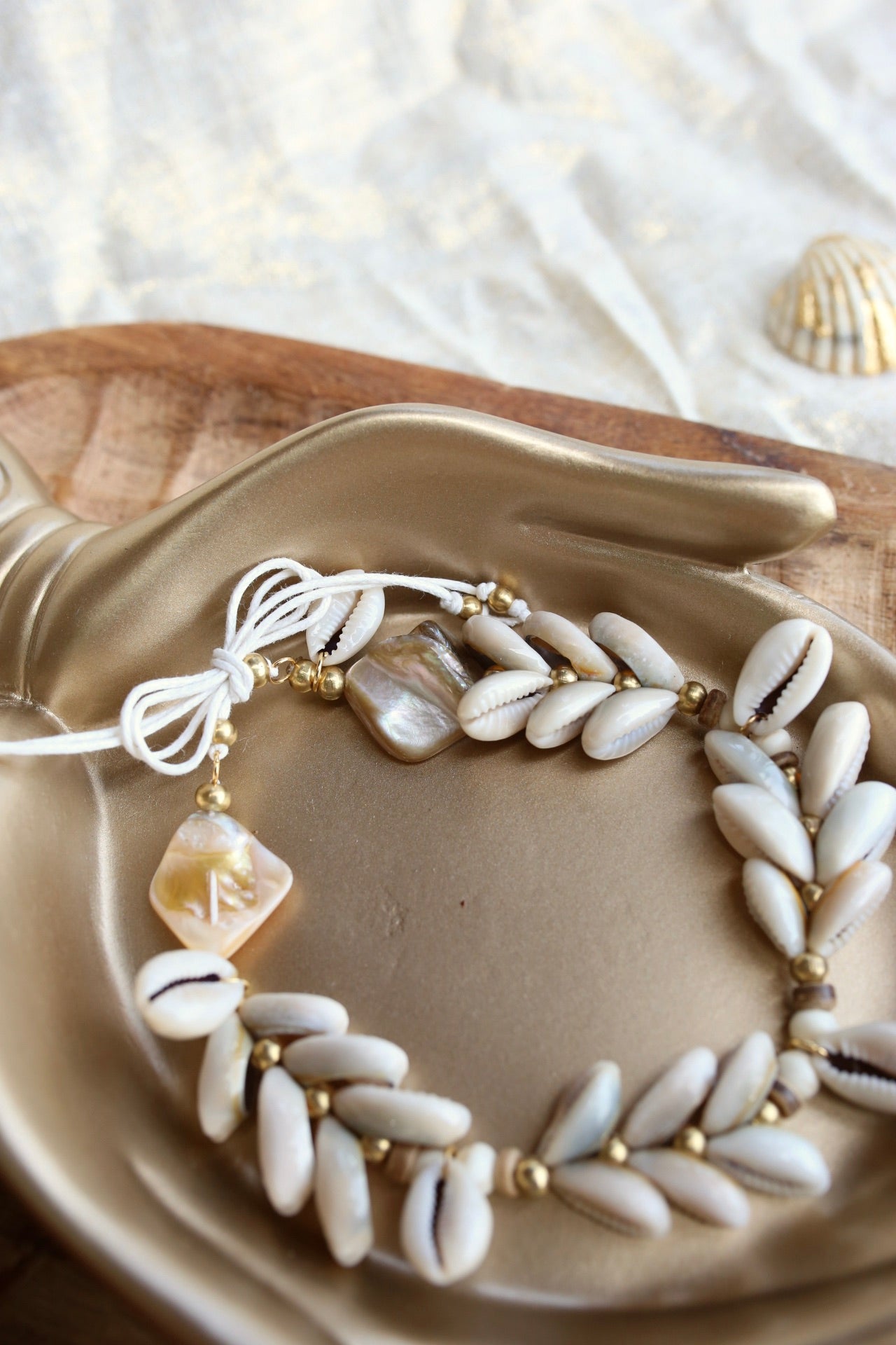 Bracelet de cheville « Coquillages Bohèmes »