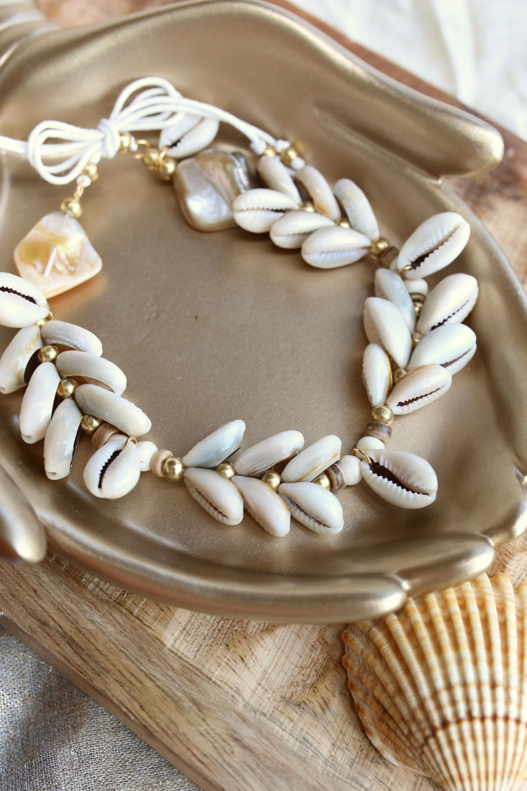 Bracelet de cheville « Coquillages Bohèmes »