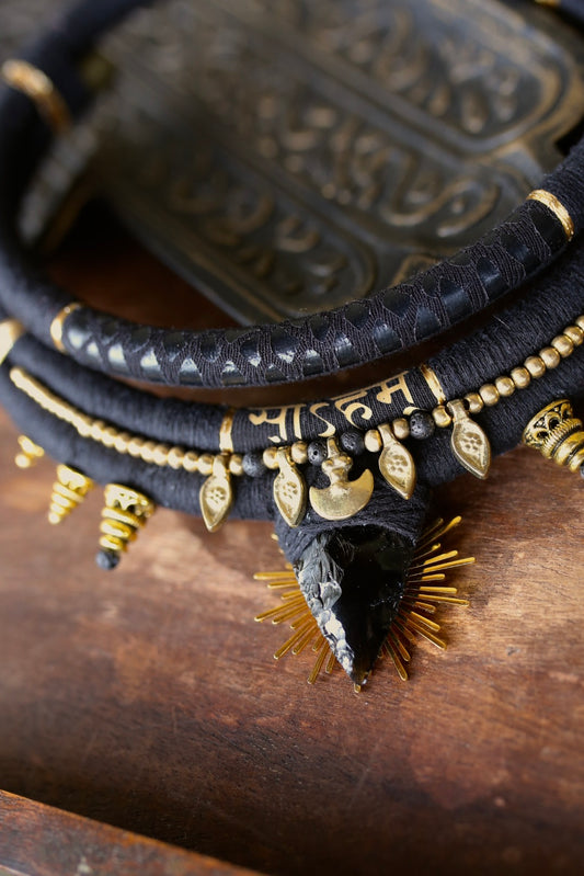 Collier Obsidian Spirit