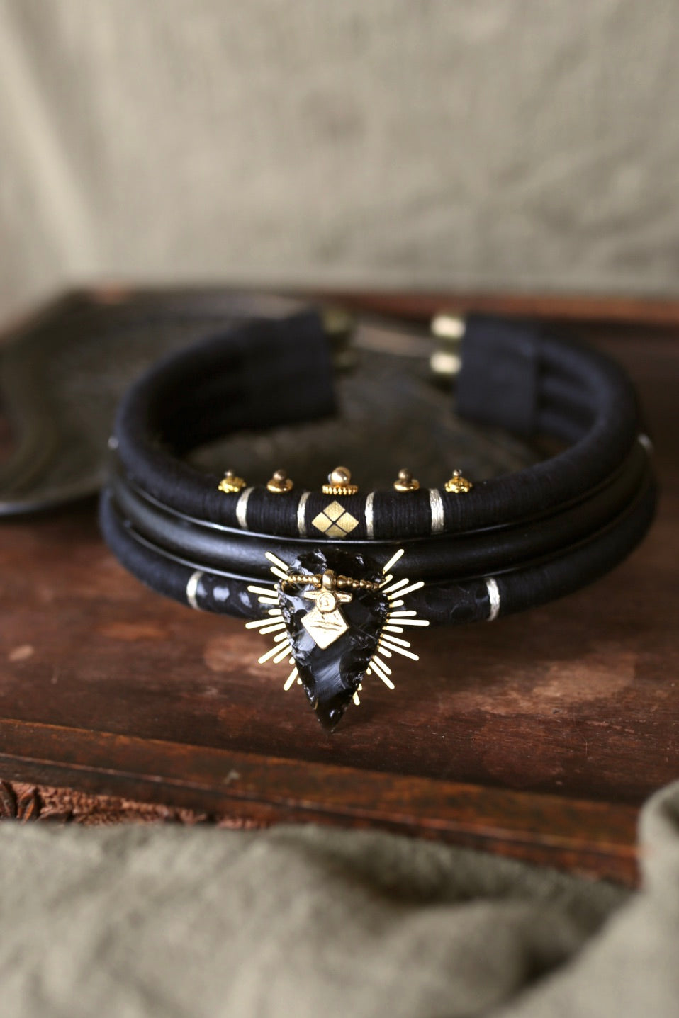 Collier Obsidian Eclipse