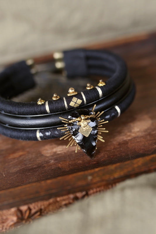 Collier Obsidian Eclipse