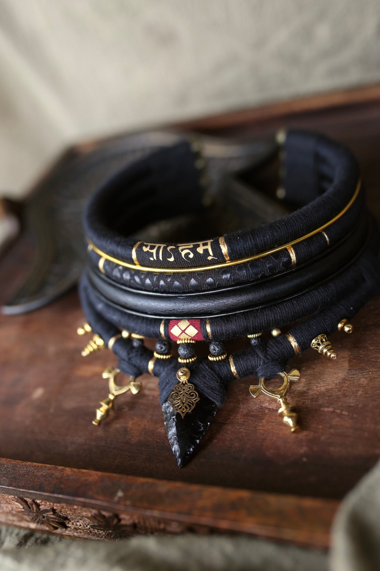 Collier Obsidian Ritual