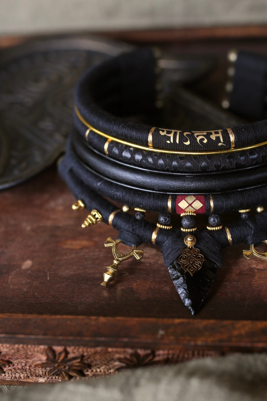 Collier Obsidian Ritual