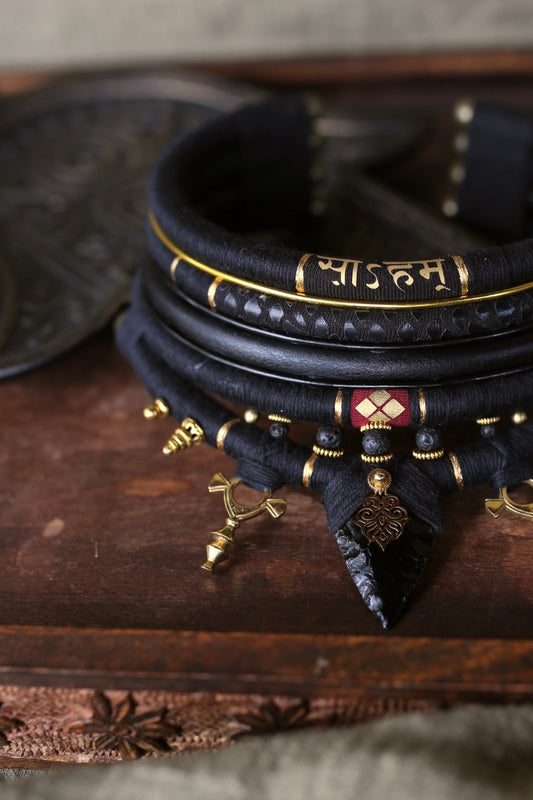 Collier Obsidian Ritual