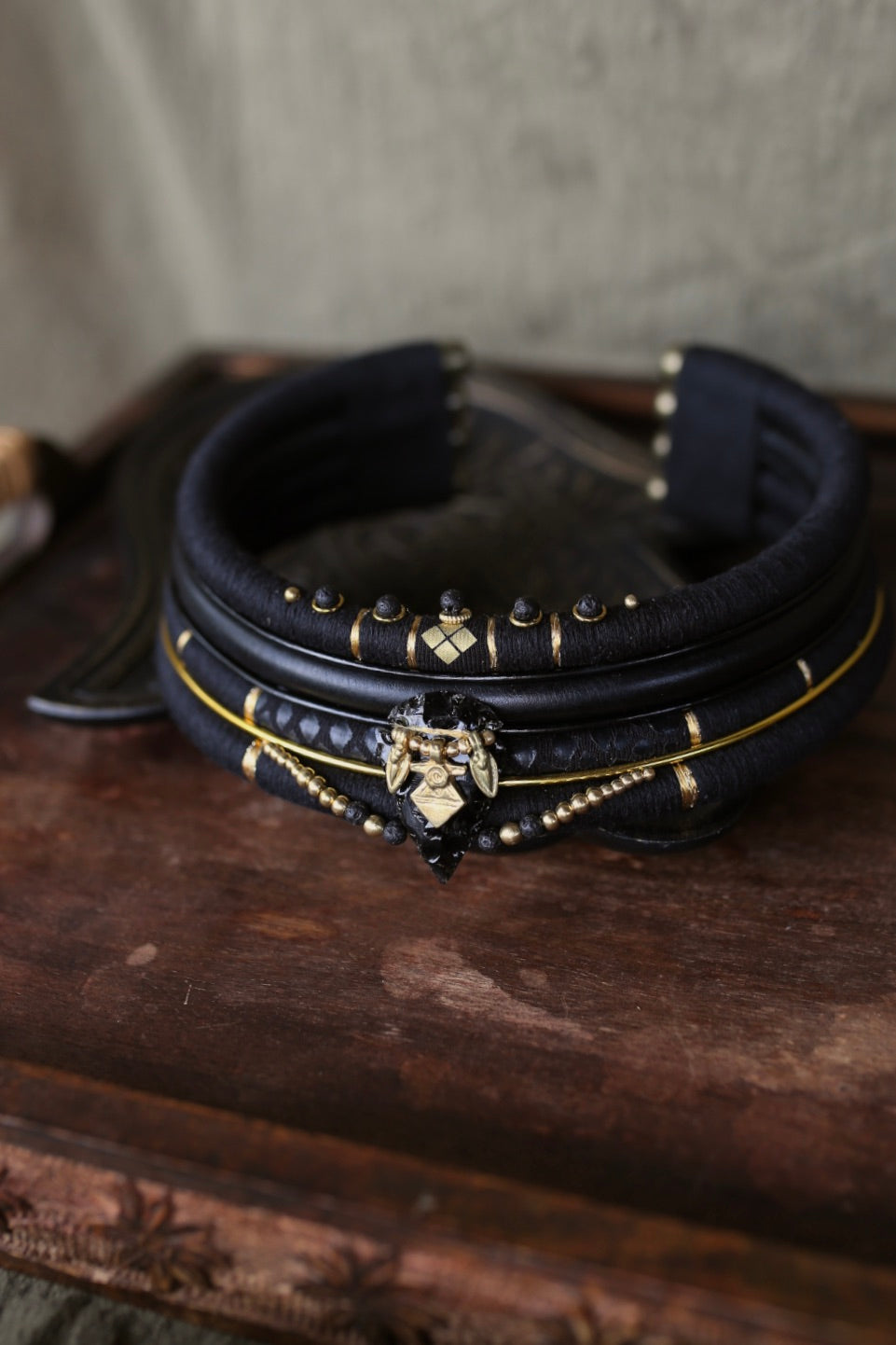 Collier Obsidian Guardian