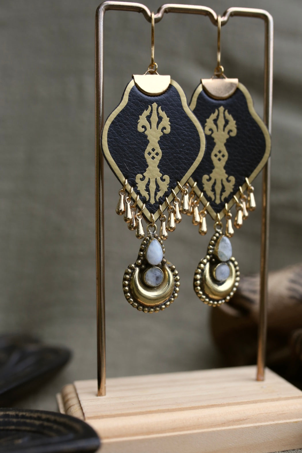 Boucles d’oreilles “Vajra Moon”