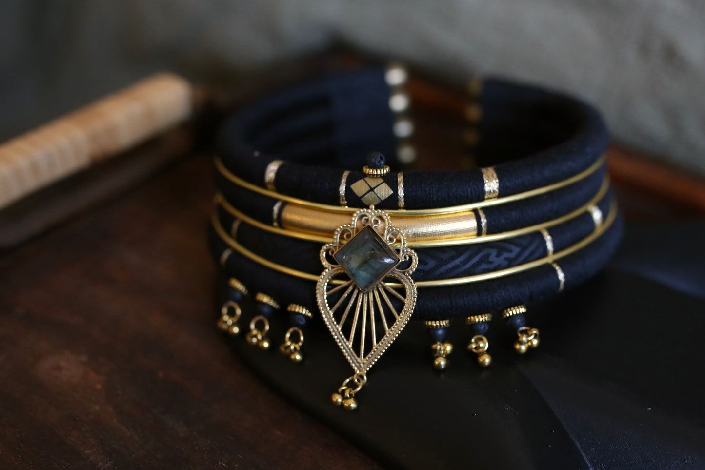 Collier Nomade Obsidia