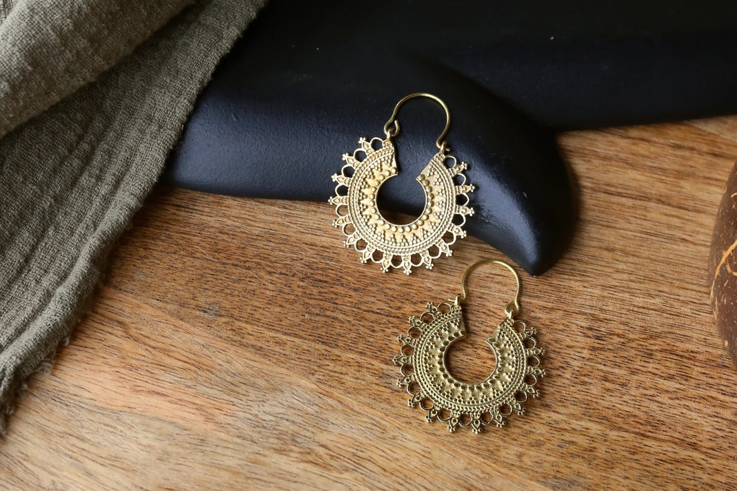 ❖ Boucle d'oreille en laiton ❖