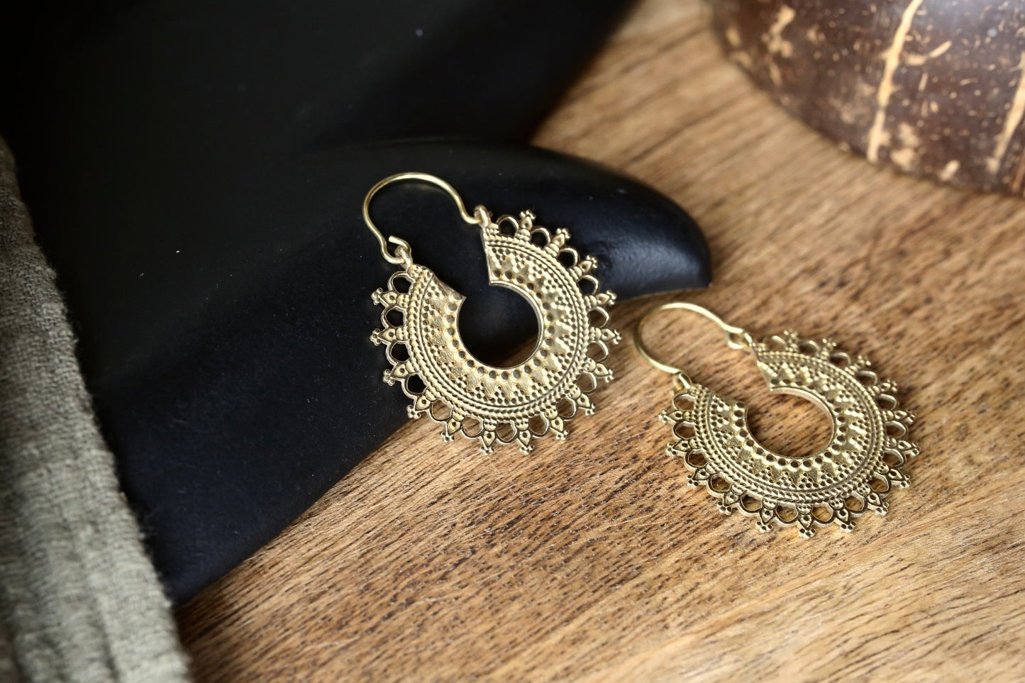 ❖ Boucle d'oreille en laiton ❖