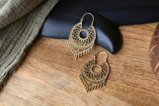 ❖ Boucle d'oreille en laiton ❖