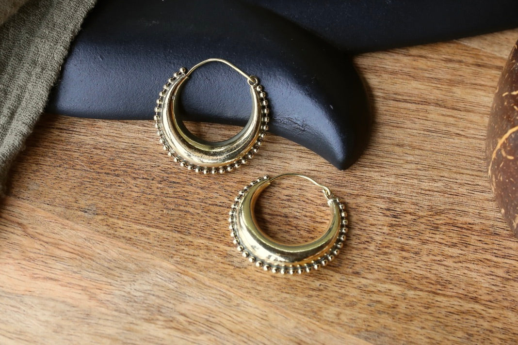 ❖ Boucle d'oreille en laiton ❖