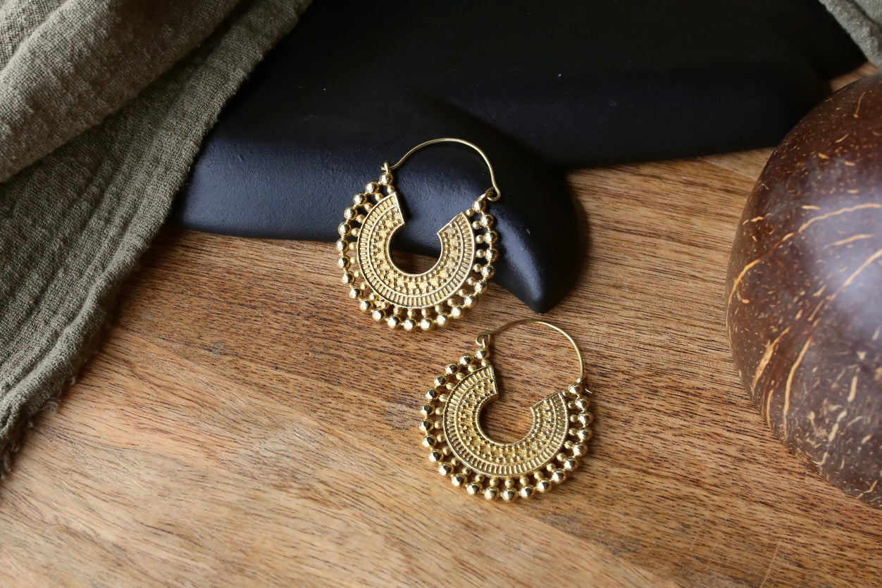 ❖ Boucle d'oreille en laiton ❖