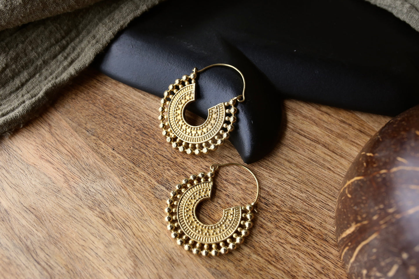 ❖ Boucle d'oreille en laiton ❖