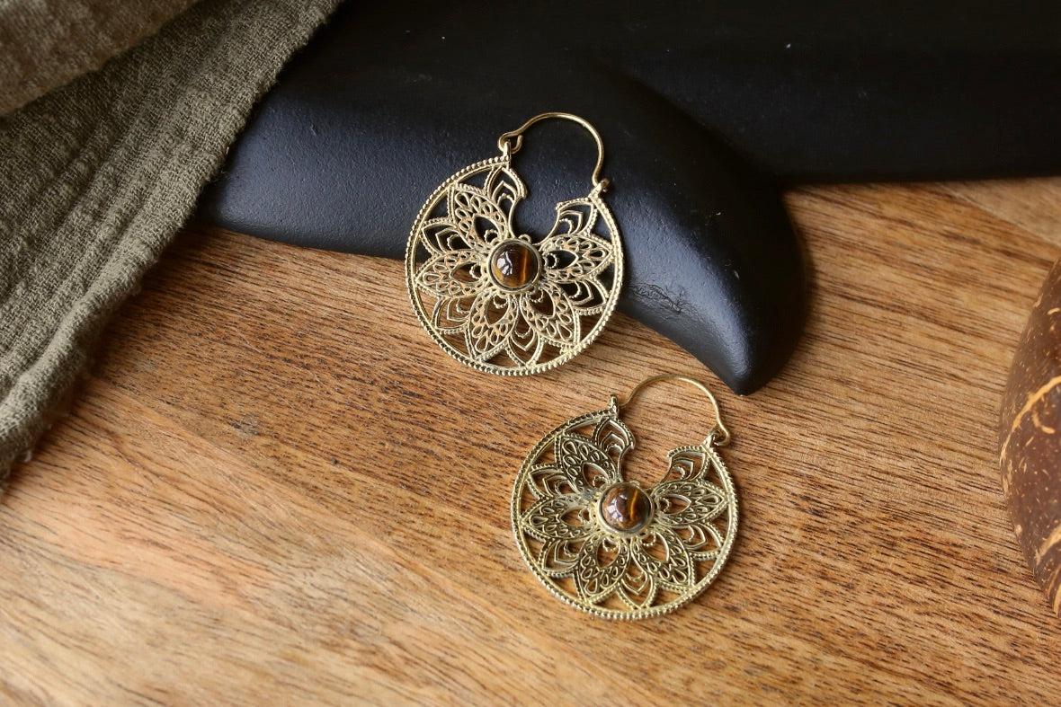 ❖ Boucle d'oreille en laiton ❖