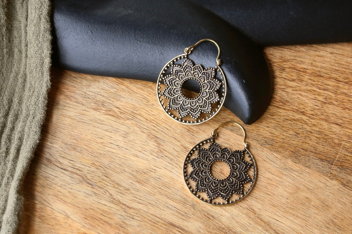 ❖ Boucle d'oreille en laiton ❖