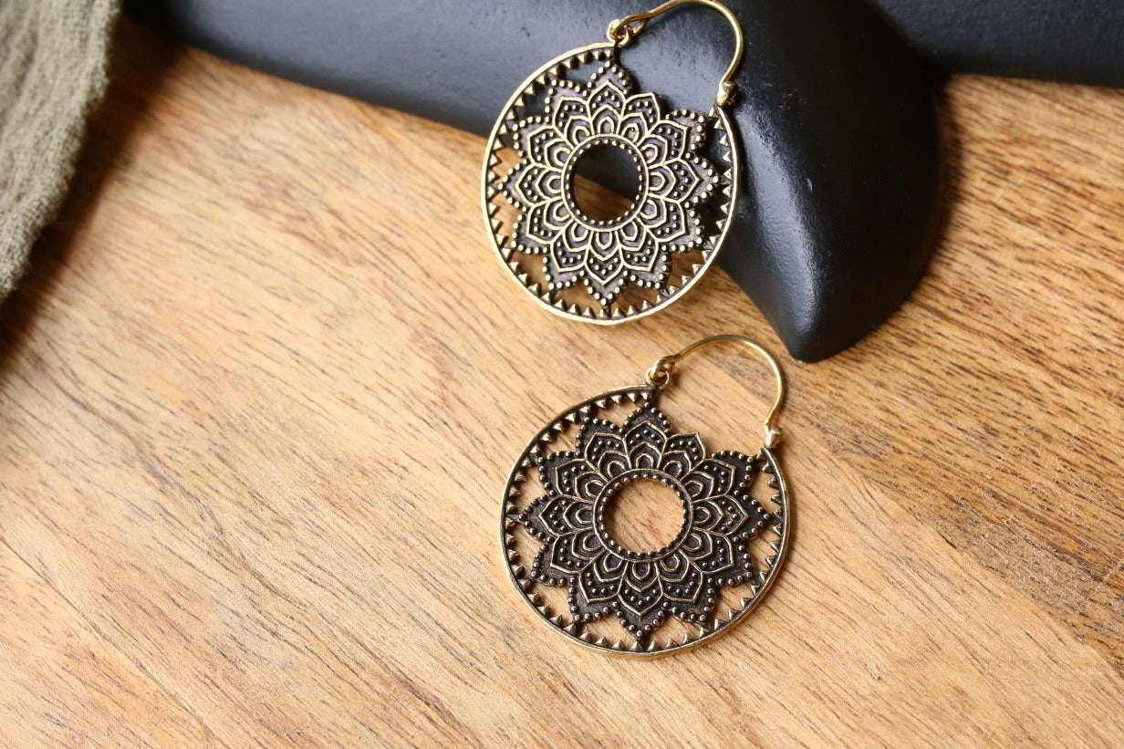 ❖ Boucle d'oreille en laiton ❖