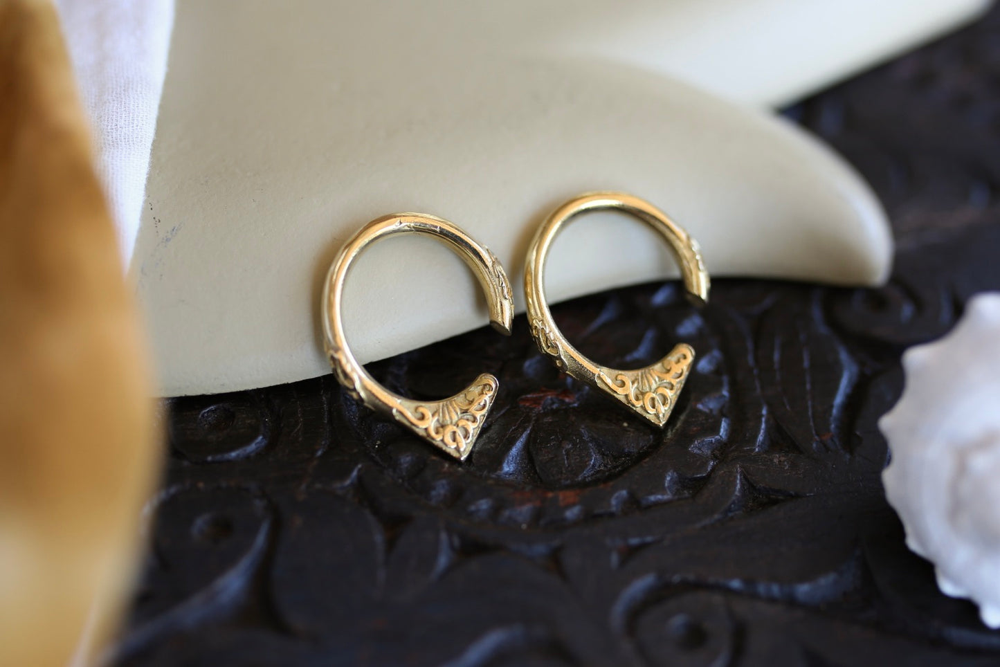 Poids d'oreille en laiton