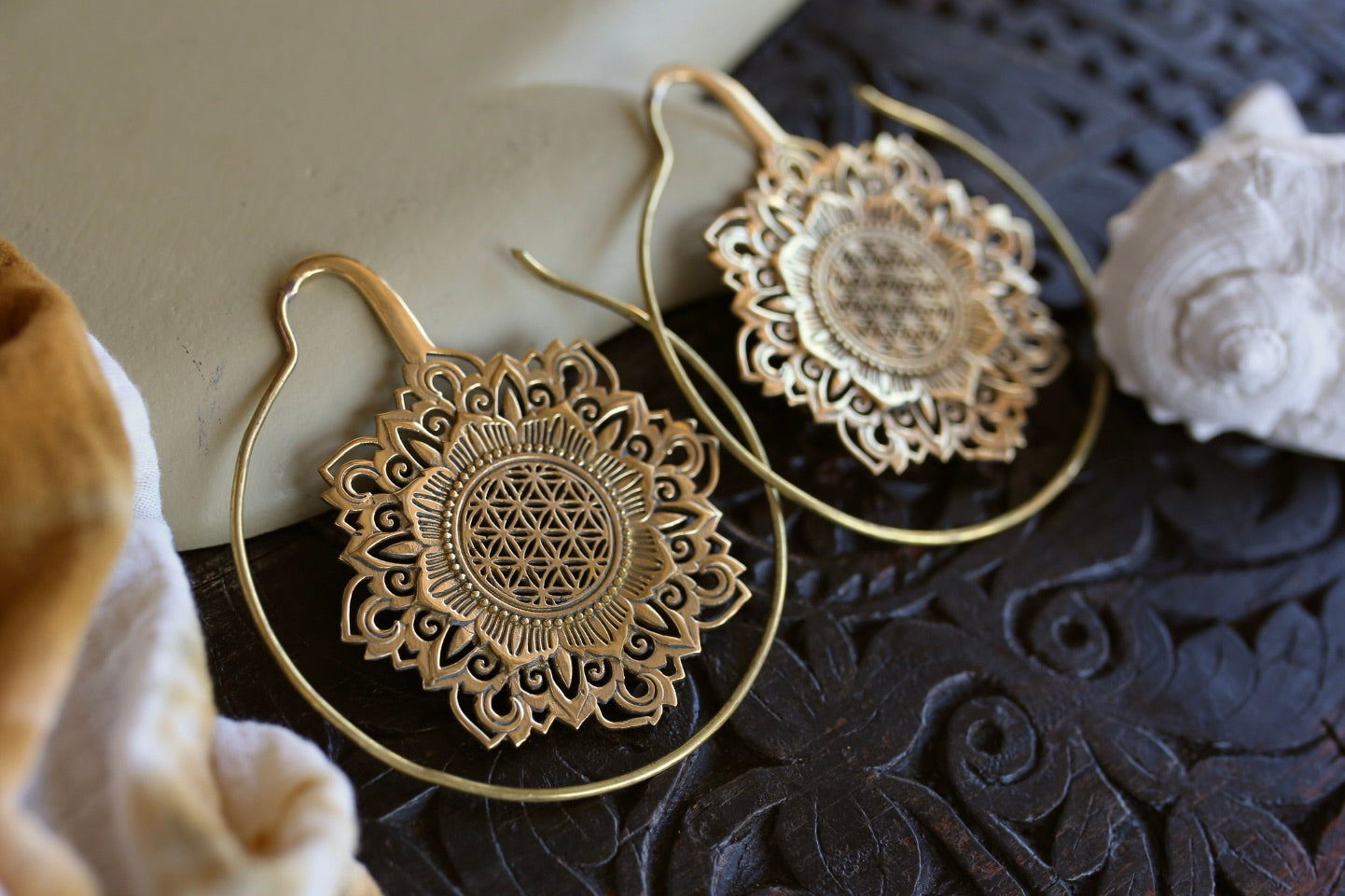 Poids d'oreille en laiton