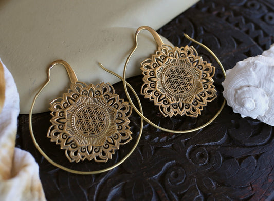 Poids d'oreille en laiton