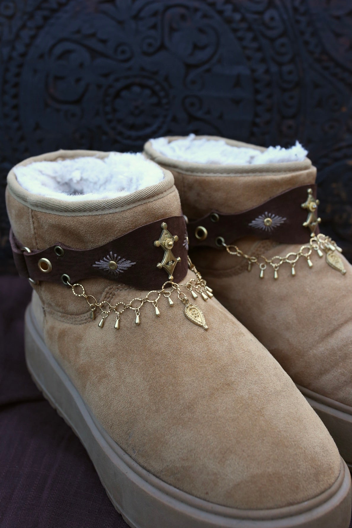 Bijoux de chaussures « Golden Nomad »