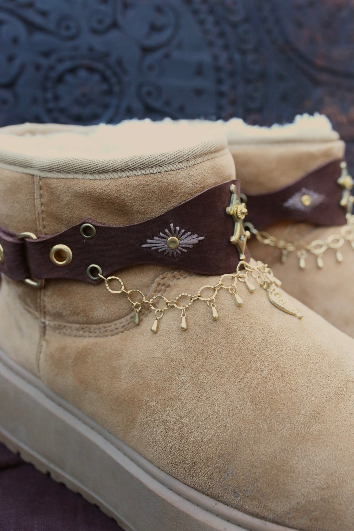 Bijoux de chaussures « Golden Nomad »