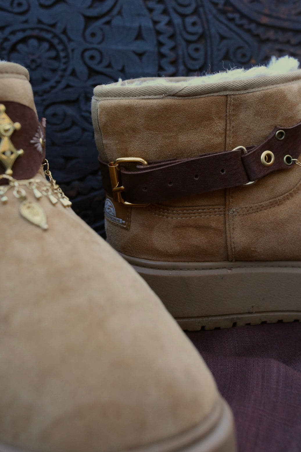 Bijoux de chaussures « Golden Nomad »
