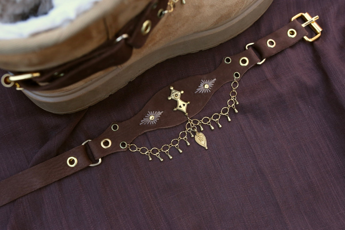 Bijoux de chaussures « Golden Nomad »
