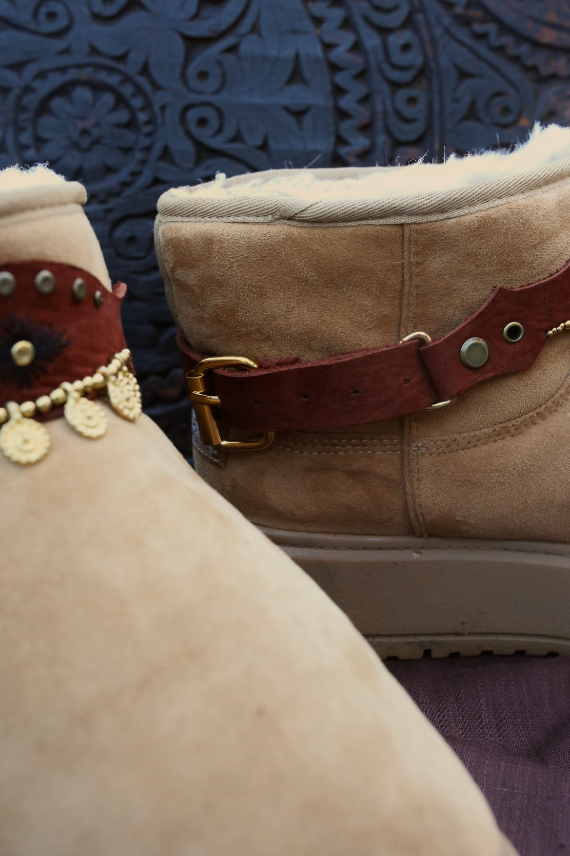 Bijoux de chaussures « Rusty Sun »