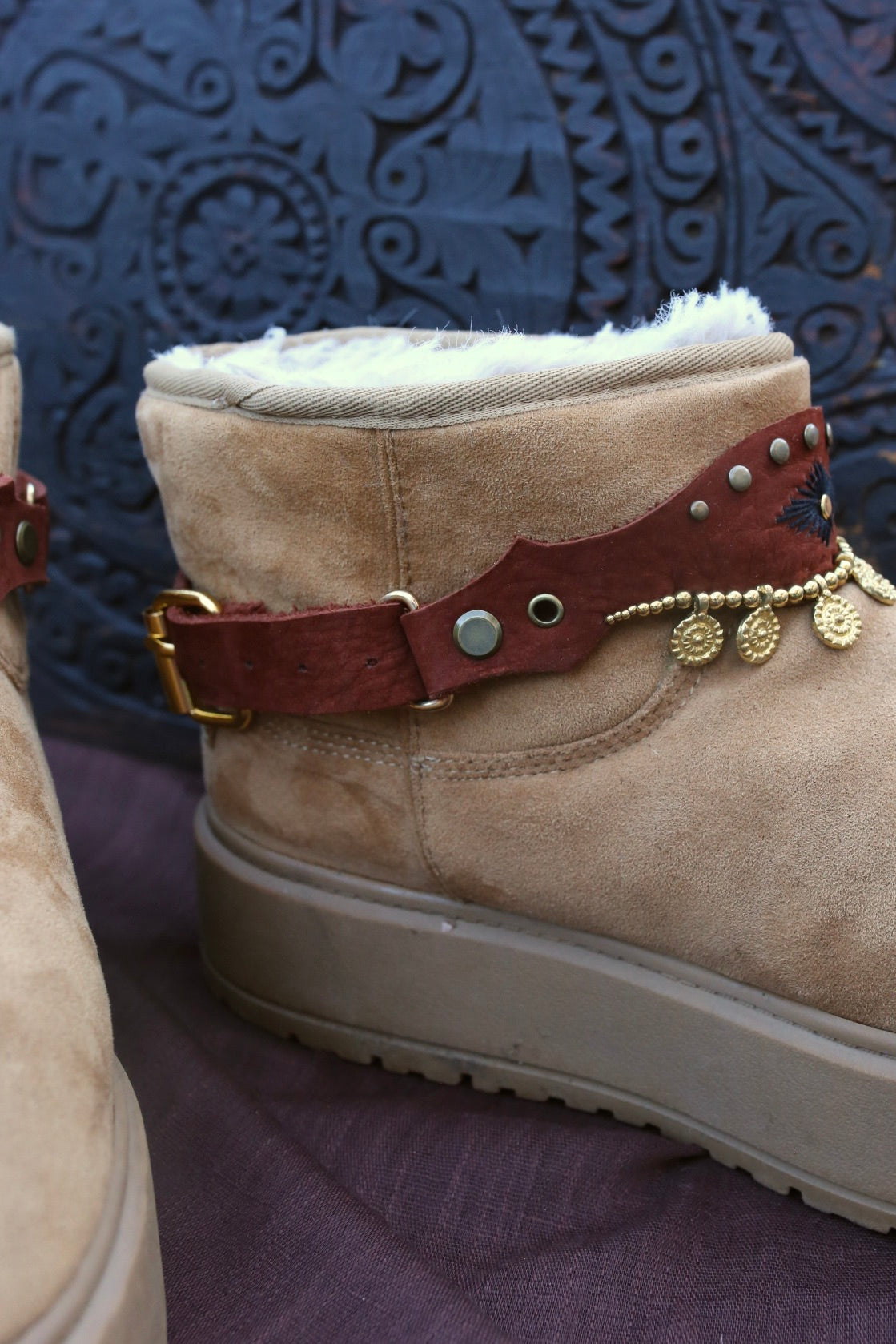 Bijoux de chaussures « Rusty Sun »
