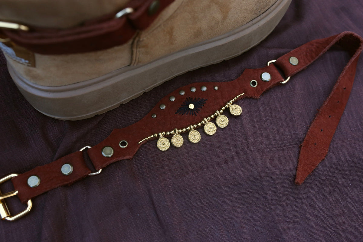 Bijoux de chaussures « Rusty Sun »