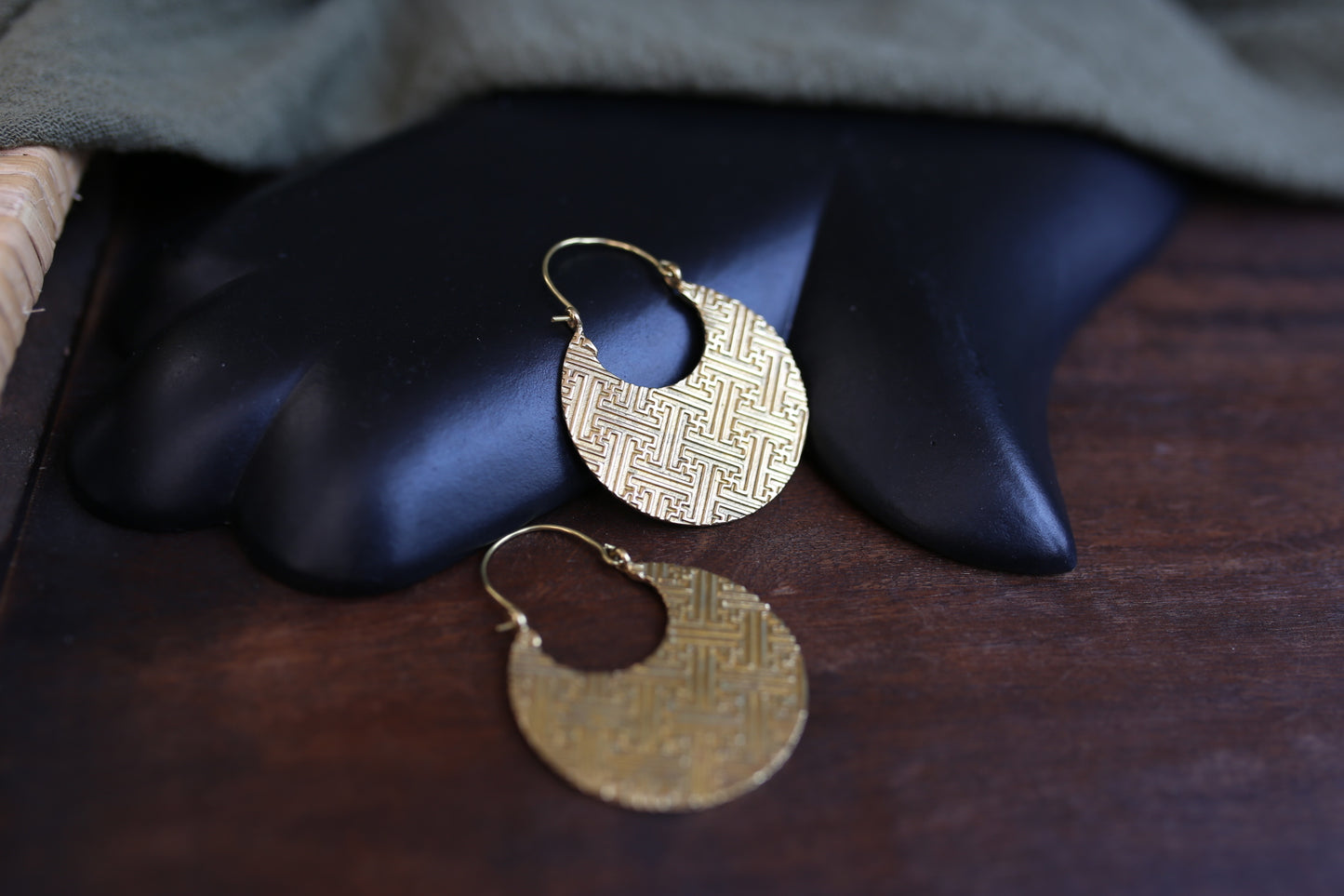 ❖ Boucle d’oreille en laiton ❖