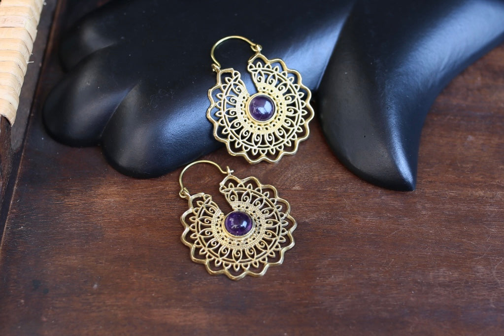 ❖ Boucle d’oreilles en laiton ❖