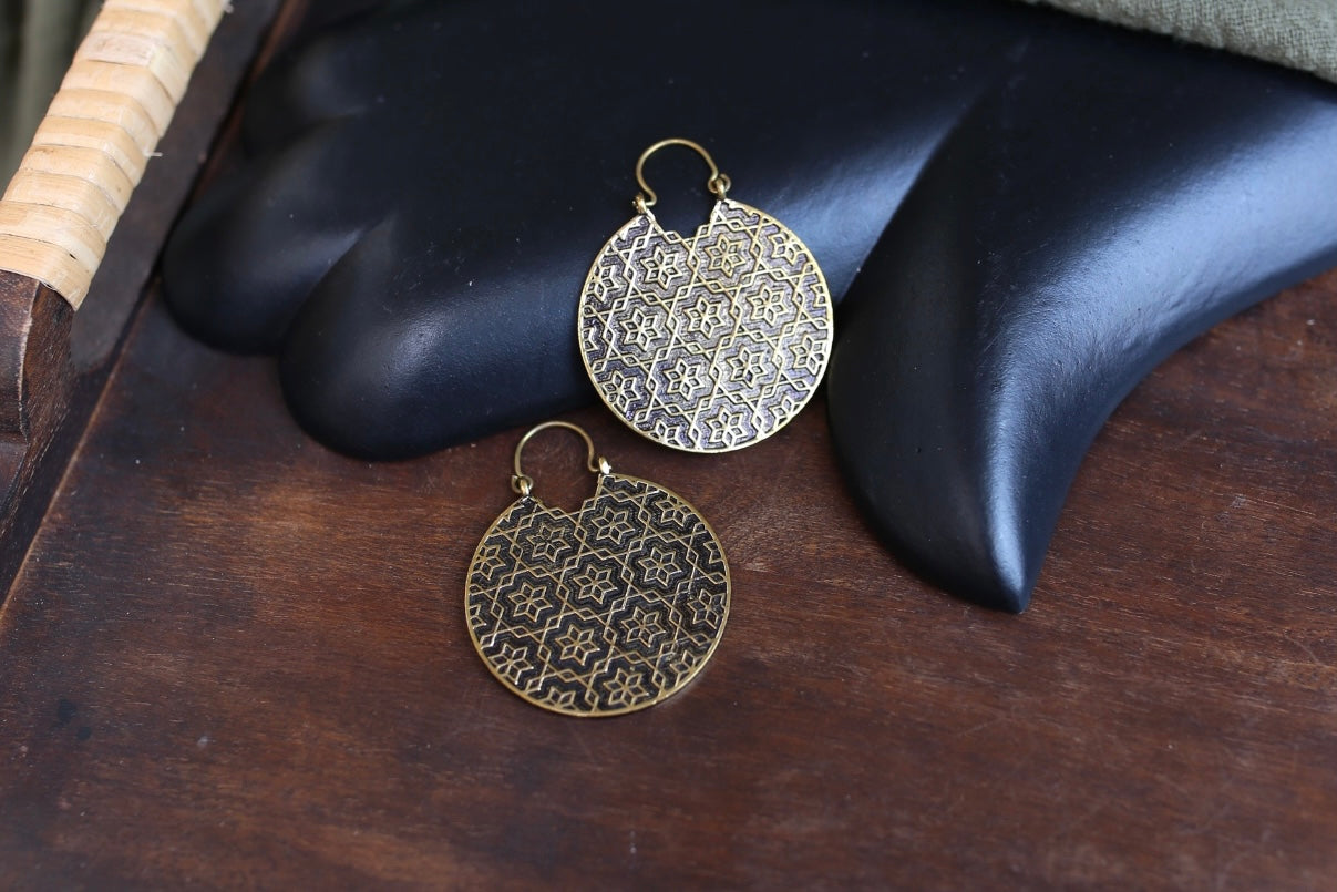 ❖ Boucles d’oreilles en laiton ❖