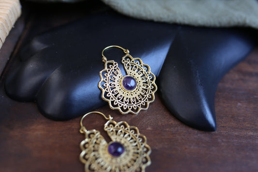 ❖ Boucle d’oreilles en laiton ❖