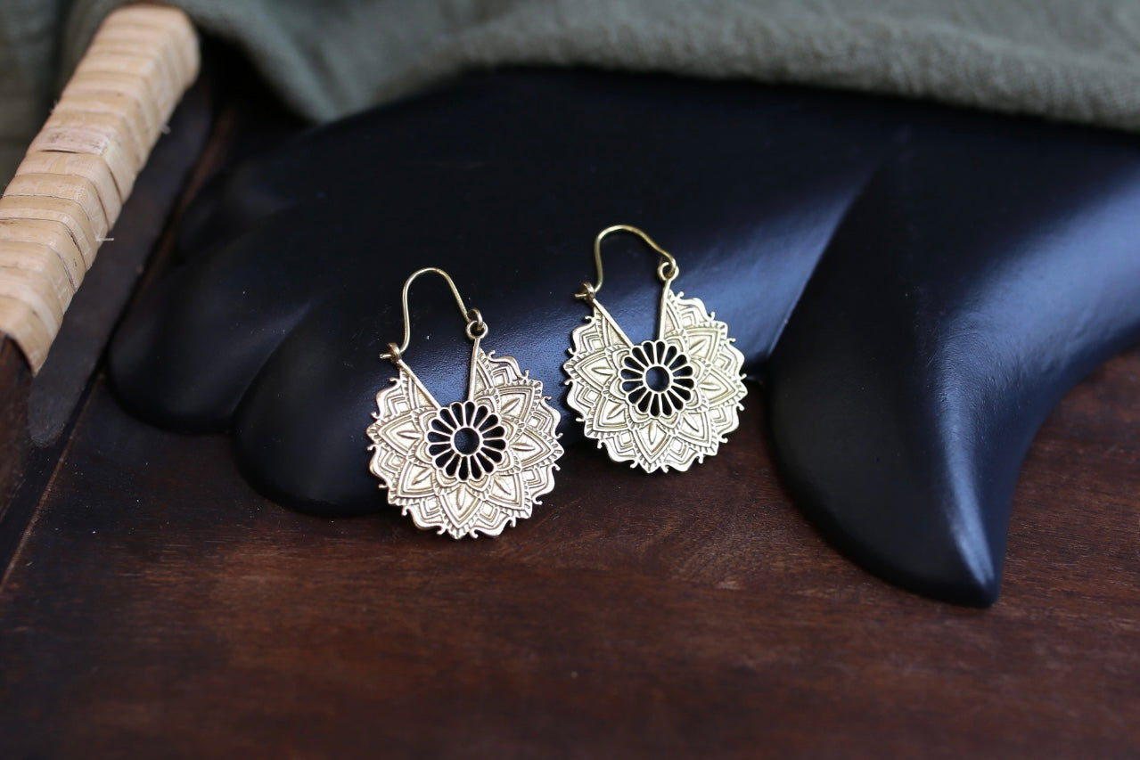 ❖ Boucle d’oreille en laiton ❖